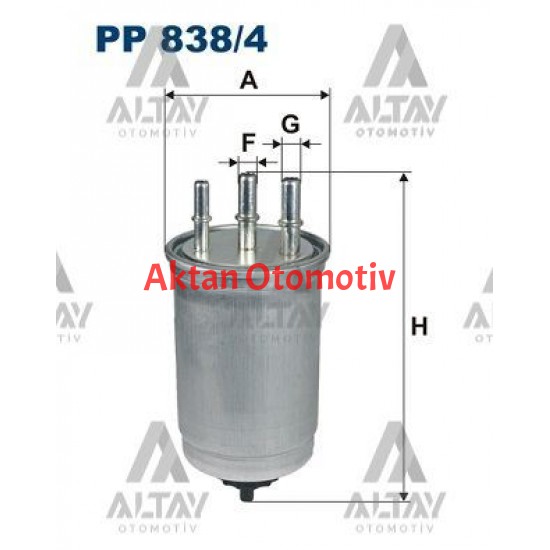 YAKIT FİLTRESİ (MAZOT) CONNECT / MONDEO 02-13 1.8-2.0 TDCI MÜŞÜRSÜZ
